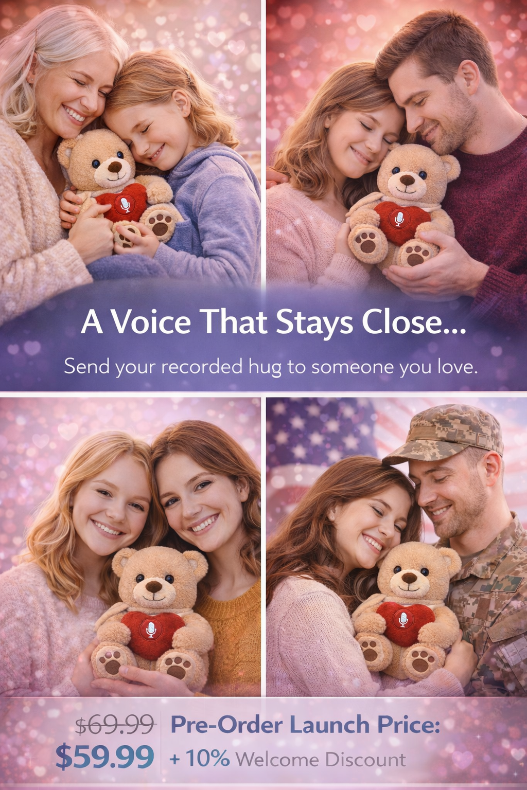 MyVoiceMemory™ Bear "A Voice Memory Gift"