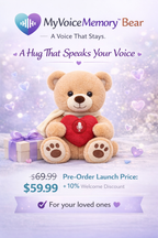 MyVoiceMemory™ Bear "A Voice Memory Gift"